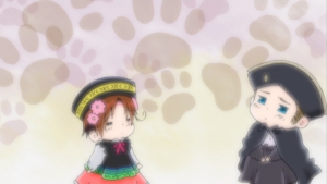 Italie porte une jolie robe d'Hongrie qui semble plaire à Saint Empire