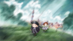 Saint Empire part en courant après avoir appris que Chibitalie s'inquiète pour lui.