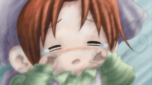 Chibitalie en pleure