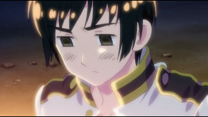 Japon devant le feu.