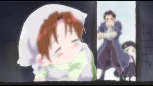 Chibitalie est envoyé dans un cachot en guise de punition