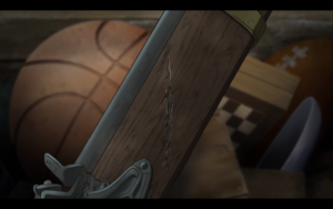 Amérique découvre un mousquet avec une éraflure...