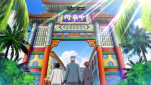 Devant le Chinatown !